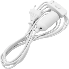 ORTOLEDPORE27SPINA - SUPPORT DE LAMPE E27 AVEC CÂBLE DE 3,5 MÈTRES ET INTERRUPTEUR